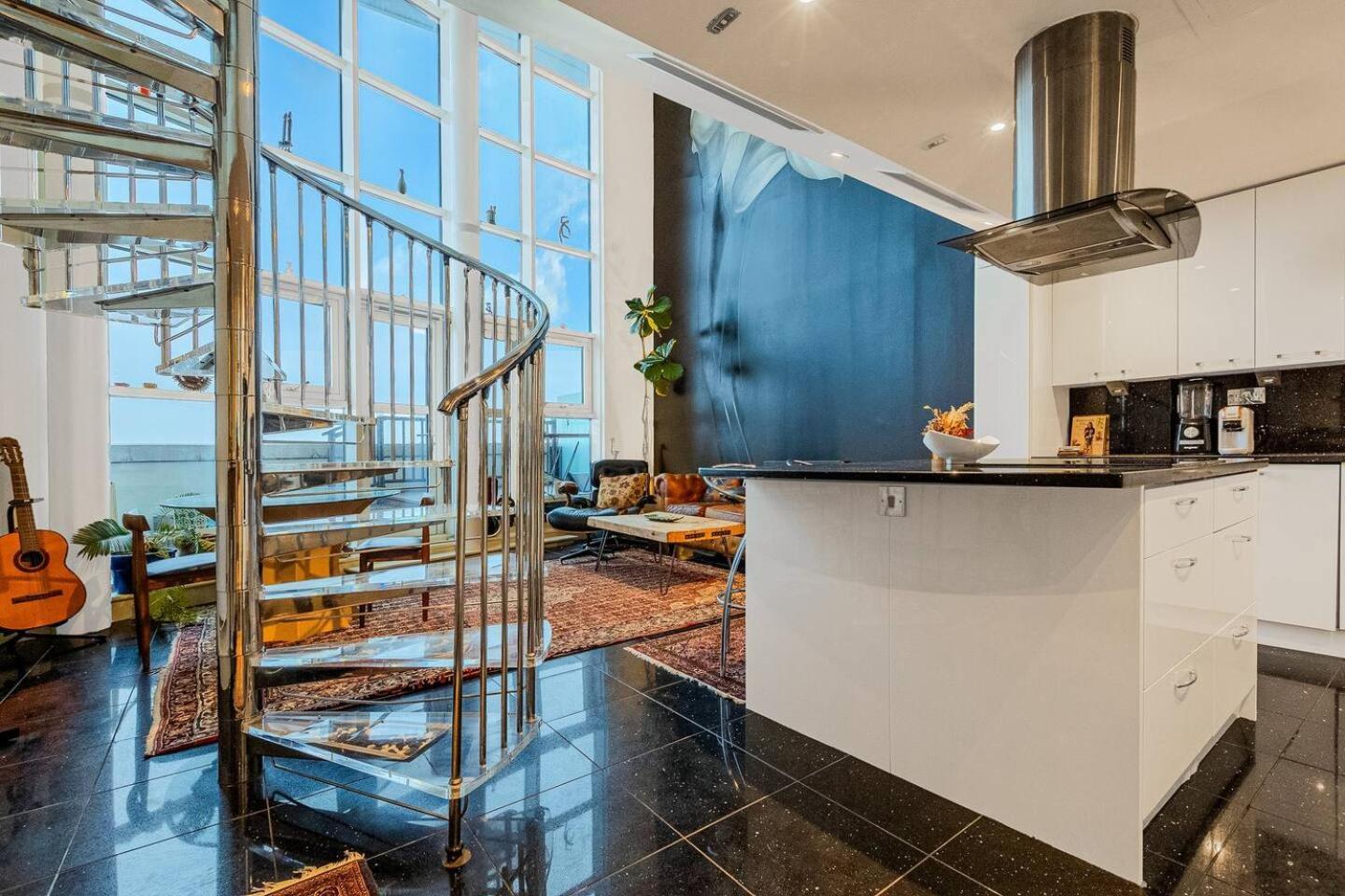 London Canary Wharf Riverside Penthouse Apartment Exterior foto